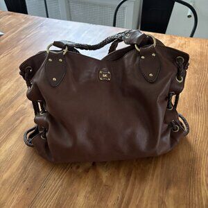 Michael Kors Braided Handle Tote Bag